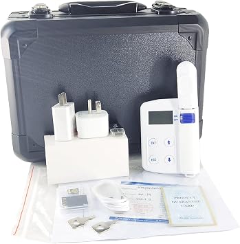 Chlorophyllometer Digital Chlorophyll Content Meter with Range 0.0-99.99SPAD 0.0-99.99mg/g -10-99.9C 0.0-99.9RH% For Chlorophyll Content Nitrogen Content Leaf Temperature Leaf Humidity Test