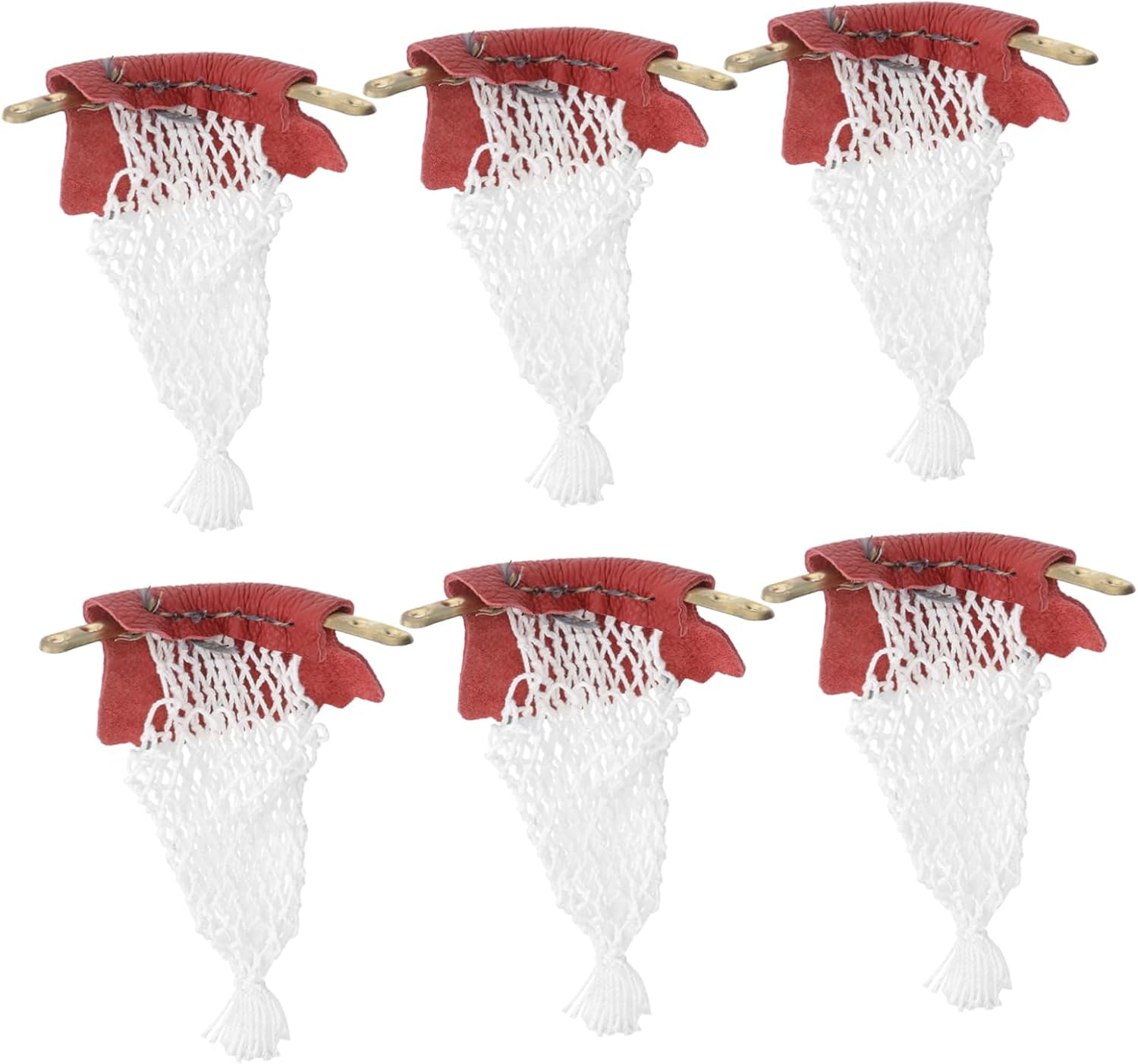 6pcs Snooker Pockets Kit Billiard Table Pockets Leather Cover Easy to Install Pool Accessories