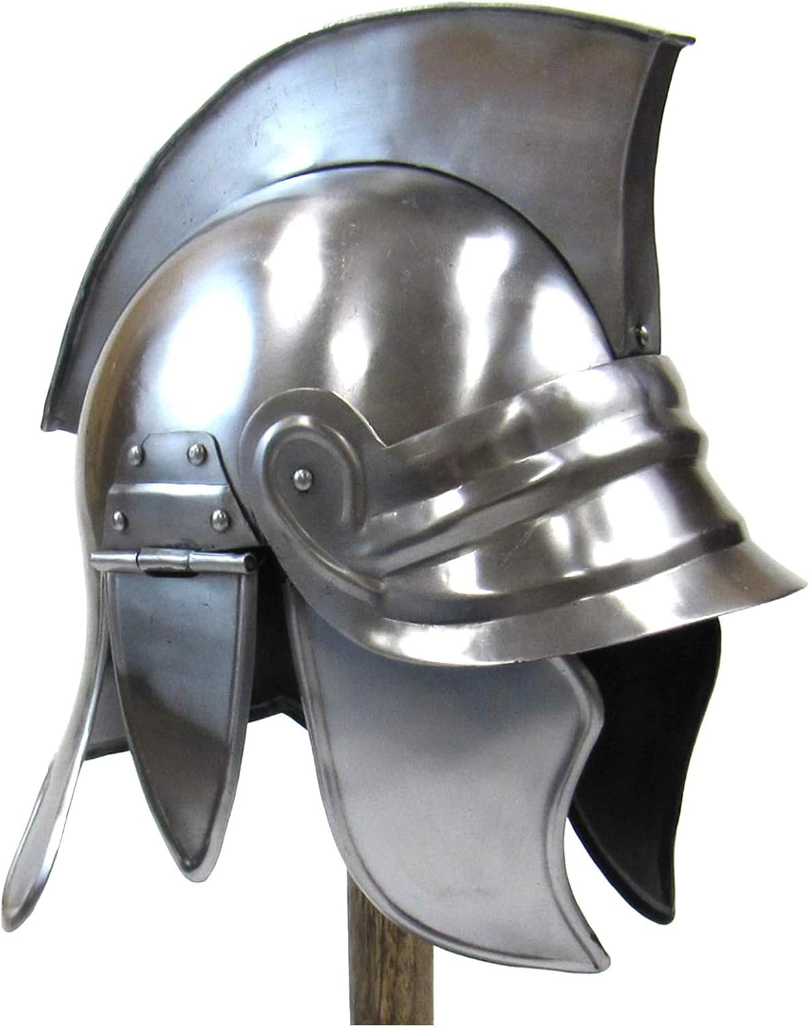 IR80422 Alexandrian Greek Helmet - Wearable Costume Armor Silver