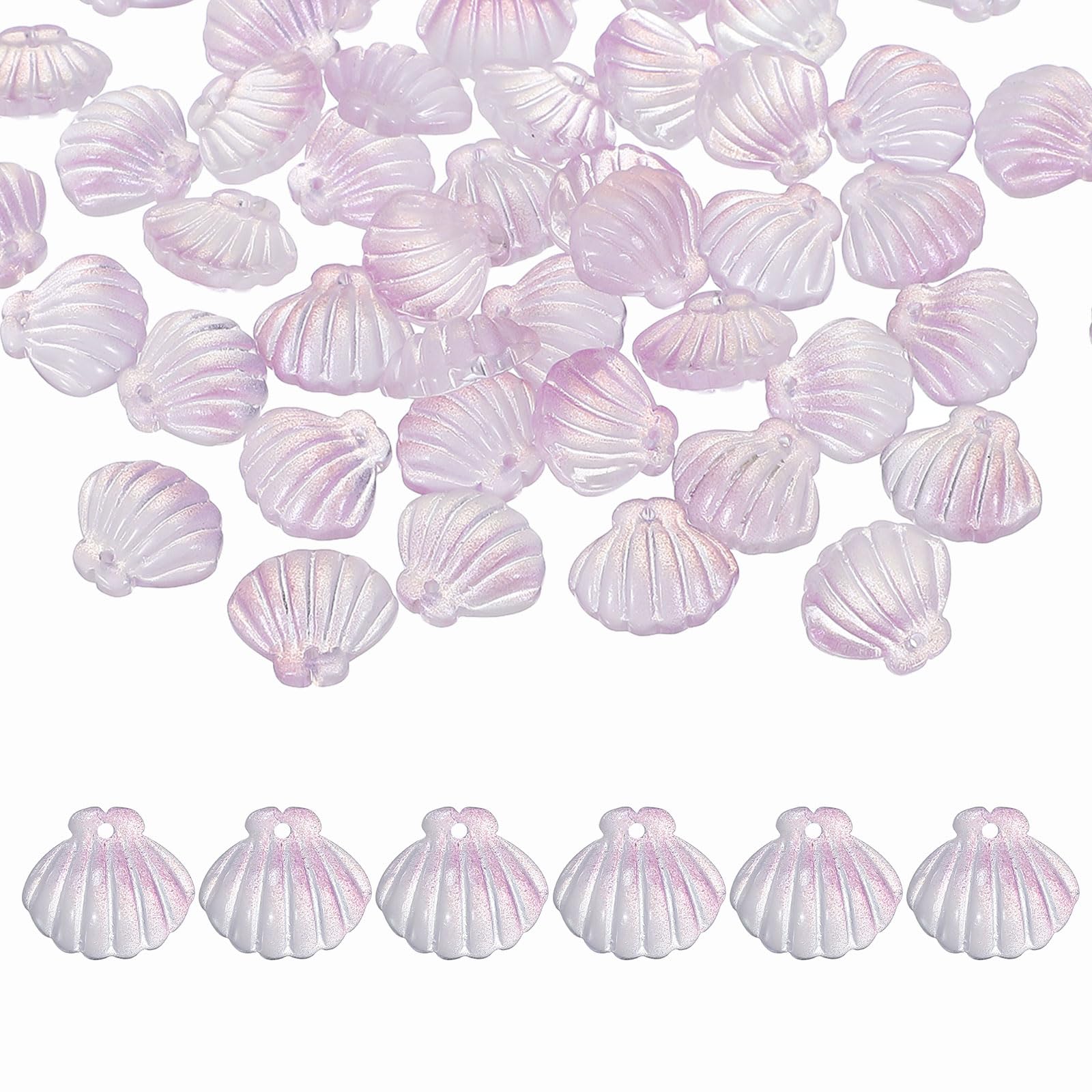 Perles en cristal de verre facetté violet pour reflets brillants
