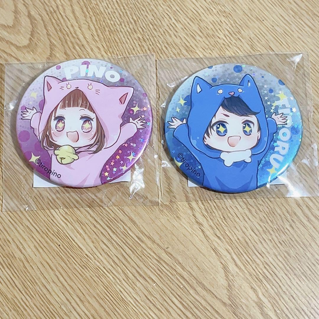 ちろぴの GIGO限定 ホログラム缶バッジ ちろる ぴの 8種セット　未開封 ちろぴの GIGO限定 ホログラム 缶バッジ セットちろる ぴの - メルカリ