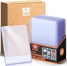 50 PCS TopLoaders Card Sleeves for Trading Cards, 3" x 4" Baseball Card Protectors Card Holder Fit for MTG, TCG, Stardard Cards Sports Cards