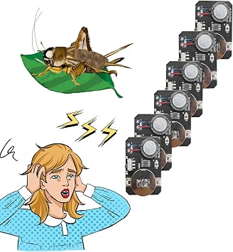Adult Prank Noise Maker,6-Pack Cricket Noise Maker, Buzzing Prank Annoying Toy, Long Battery Life, Suitable for Parties, Offices, Homes, Schools, and Cars.