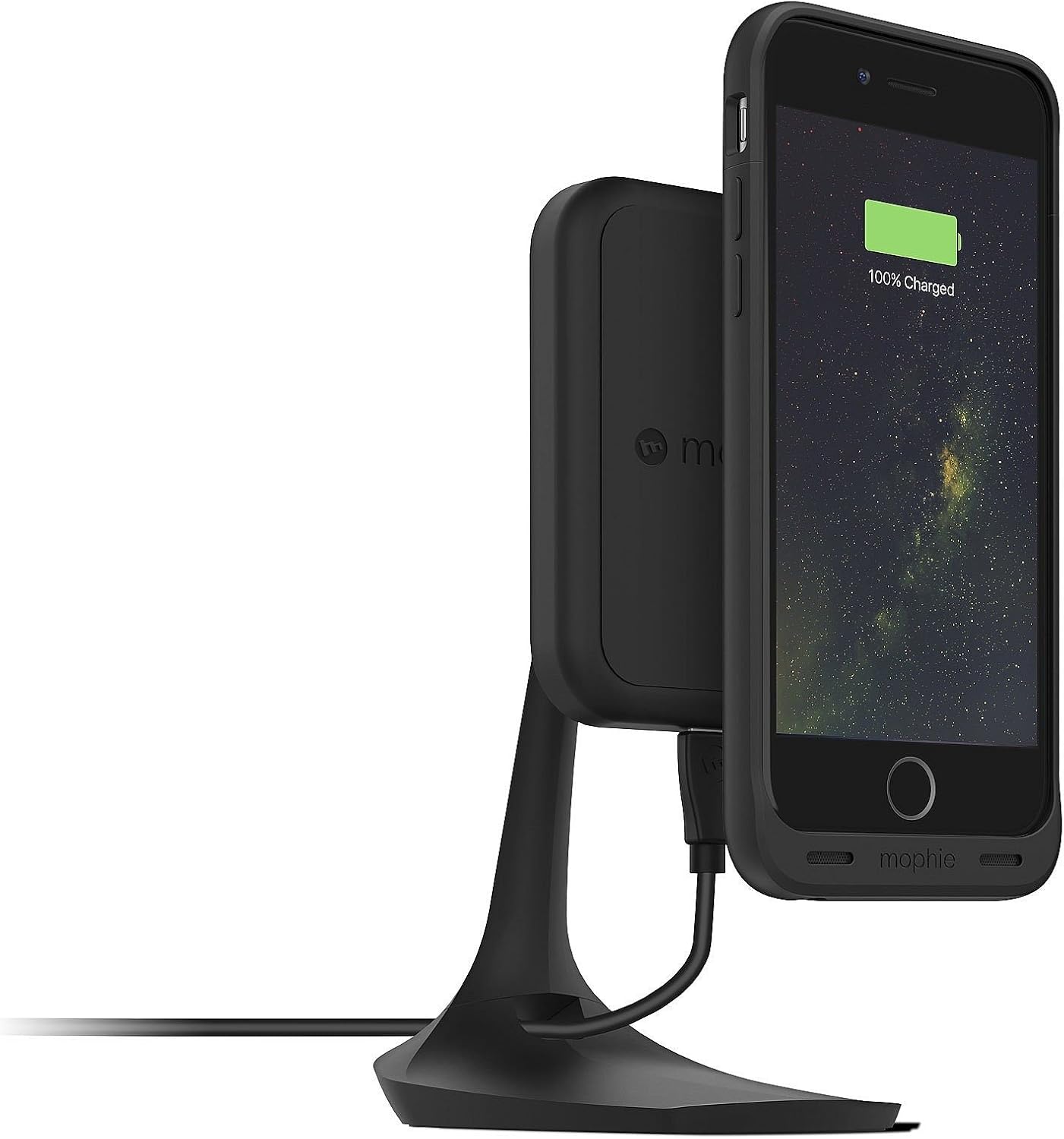 mophie Desk Mount for Wireless Charging Case Black Bhutan Ubuy