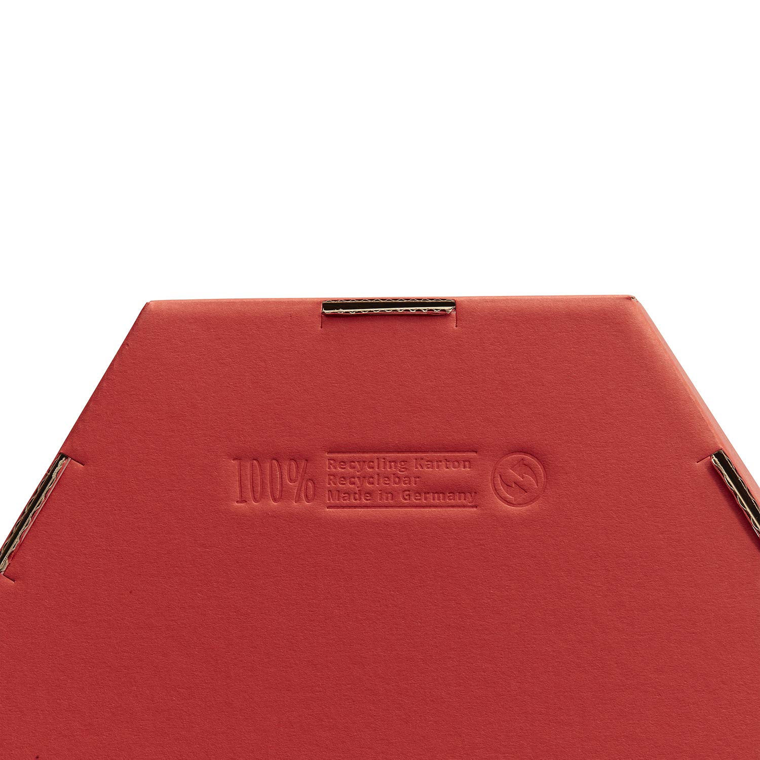 PresentFill® 10 x Cesto regalo natalizio Bordeaux vuoto senza contenuto - cesto regalo in cartone ondulato riciclato al 100% ecologico - rettangolare - in vari colori - Made in Germany