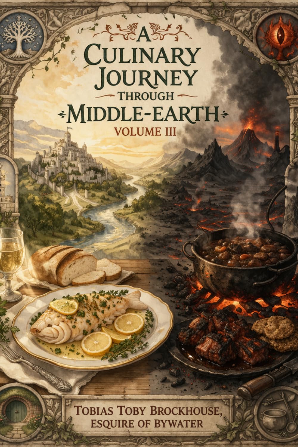 A Culinary Journey Through Middle-earth: Volume II — Recipes from Gondor, Rohan, and the Shadowed Lands: A Fantasy Cookbook Inspired by Tolkien — From ... Meals (FIRE & SALT The Hearth Codices)