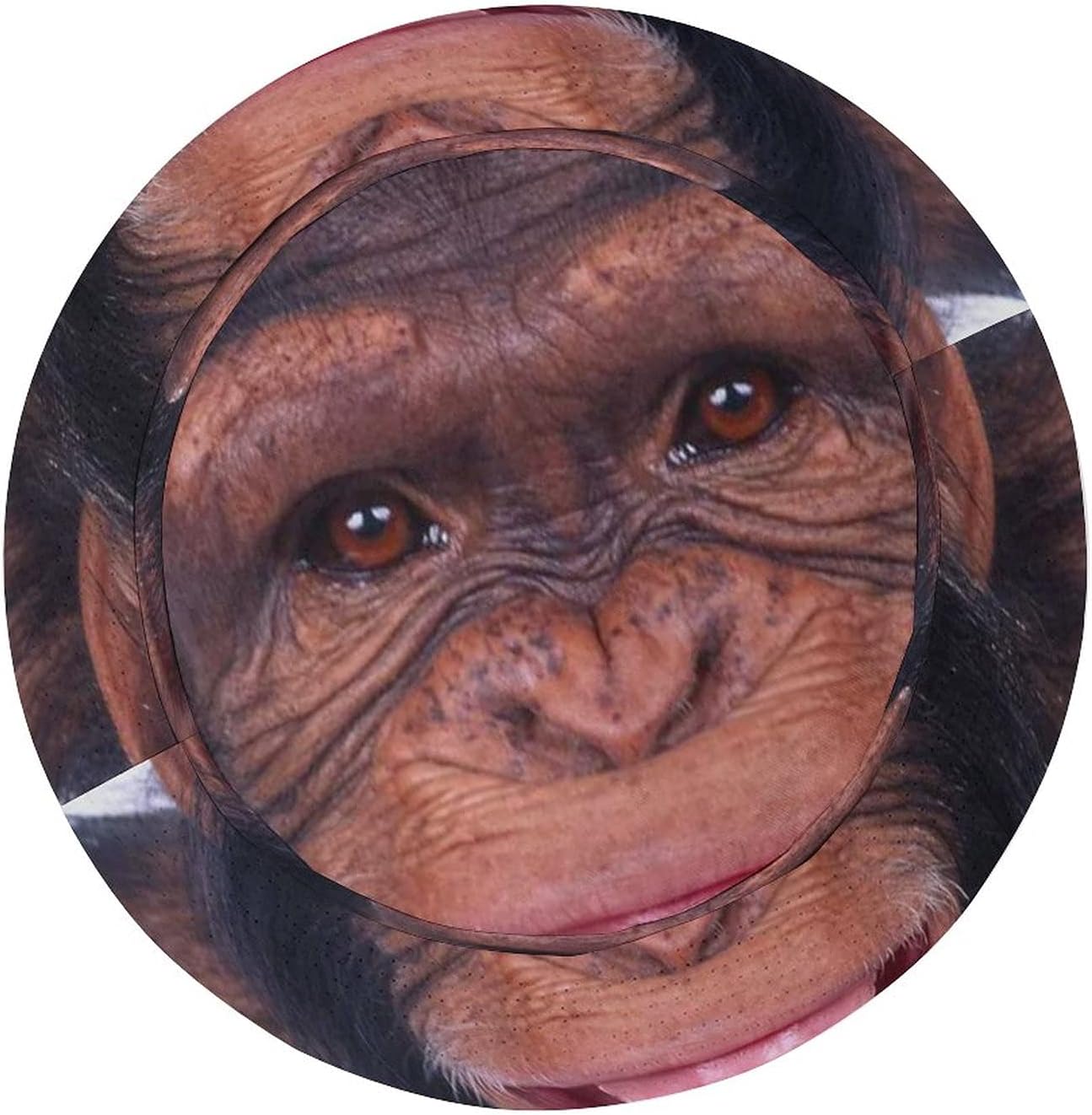 BAIKUTOUAN Big Monkey Orangotan Face Adults Beach Bucket Hat for Adults Fishing Fisherman's Cap Packable Travel Print Sun Hats - Image 3