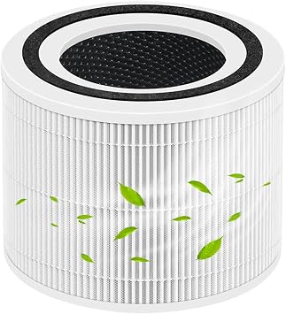 Core 300 Replacement Filter for Levoit Air Purifier Core 300-P and Core 300S-P, 1 Pack 3-in-1 H13 True HEPA Replacement Filter, Compared to Part # Core 300-RF