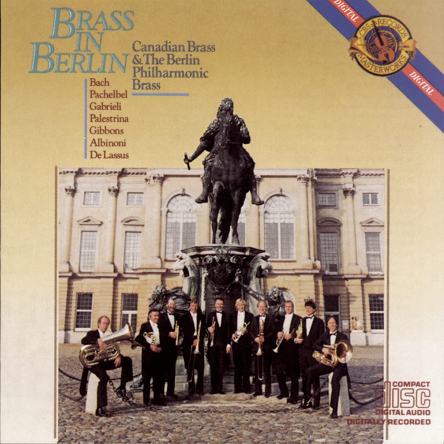 Brass in Berlin [Audio CD] Canadian Brass; Bach; Palestrina; Pachelbel; Gabrieli; Albinoni; De Lassus and The Berlin Philharmonic Brass