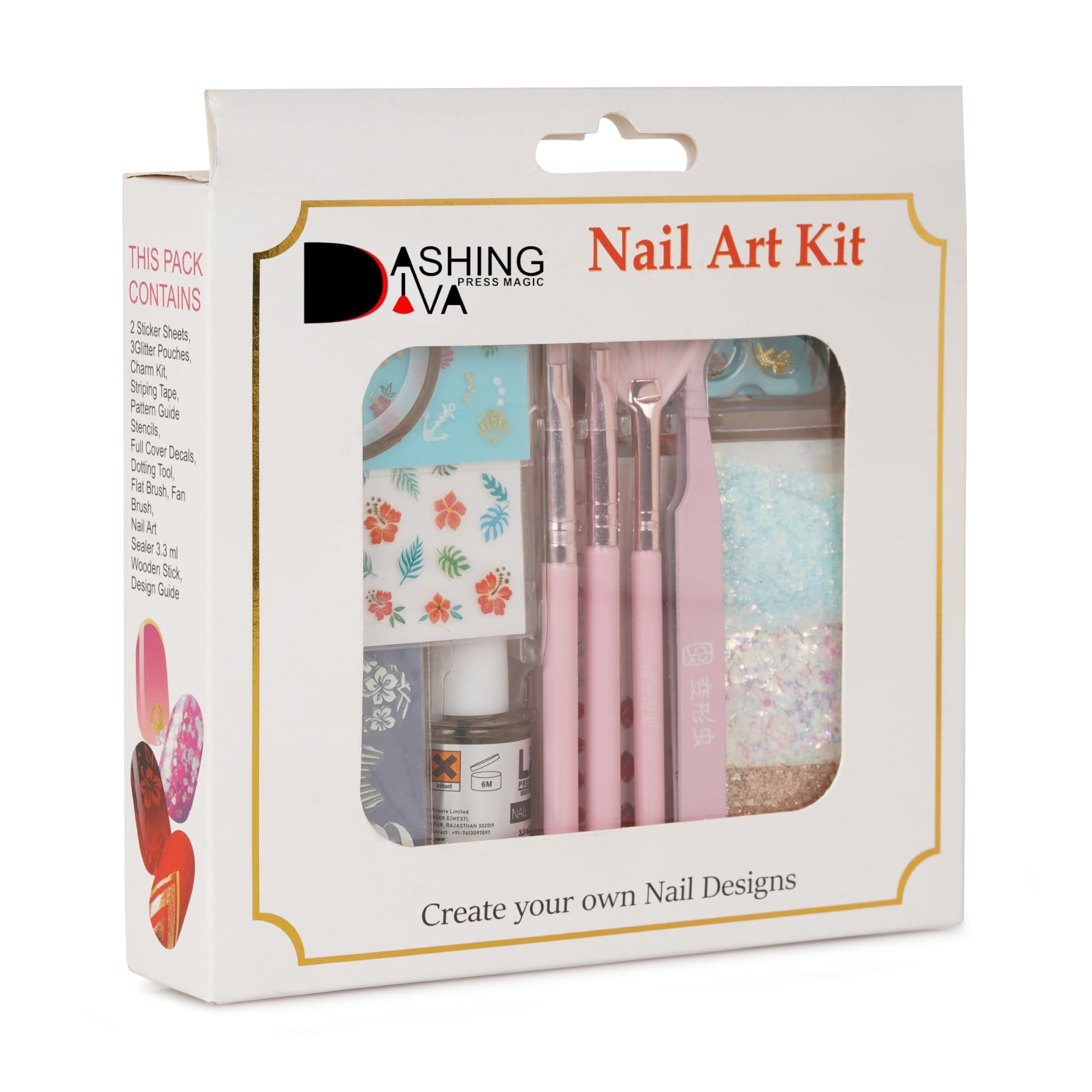 Dashing Diva Master the Art of Nails Professional Nail Tools The Ultimate Nail Art Master Kit, Trendy, Uncover Stunning Designs with Our Search-Ready Kit