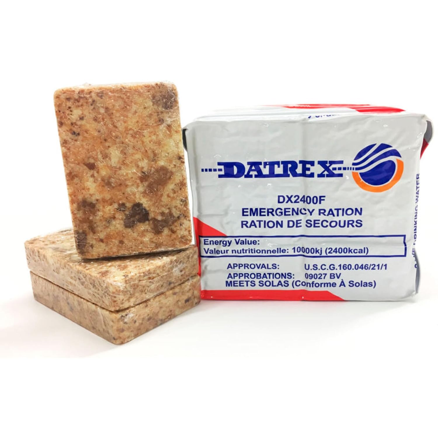 Datrex DX2400F 2400 Kcal Emergency Food Ration44; White - Pack of 30