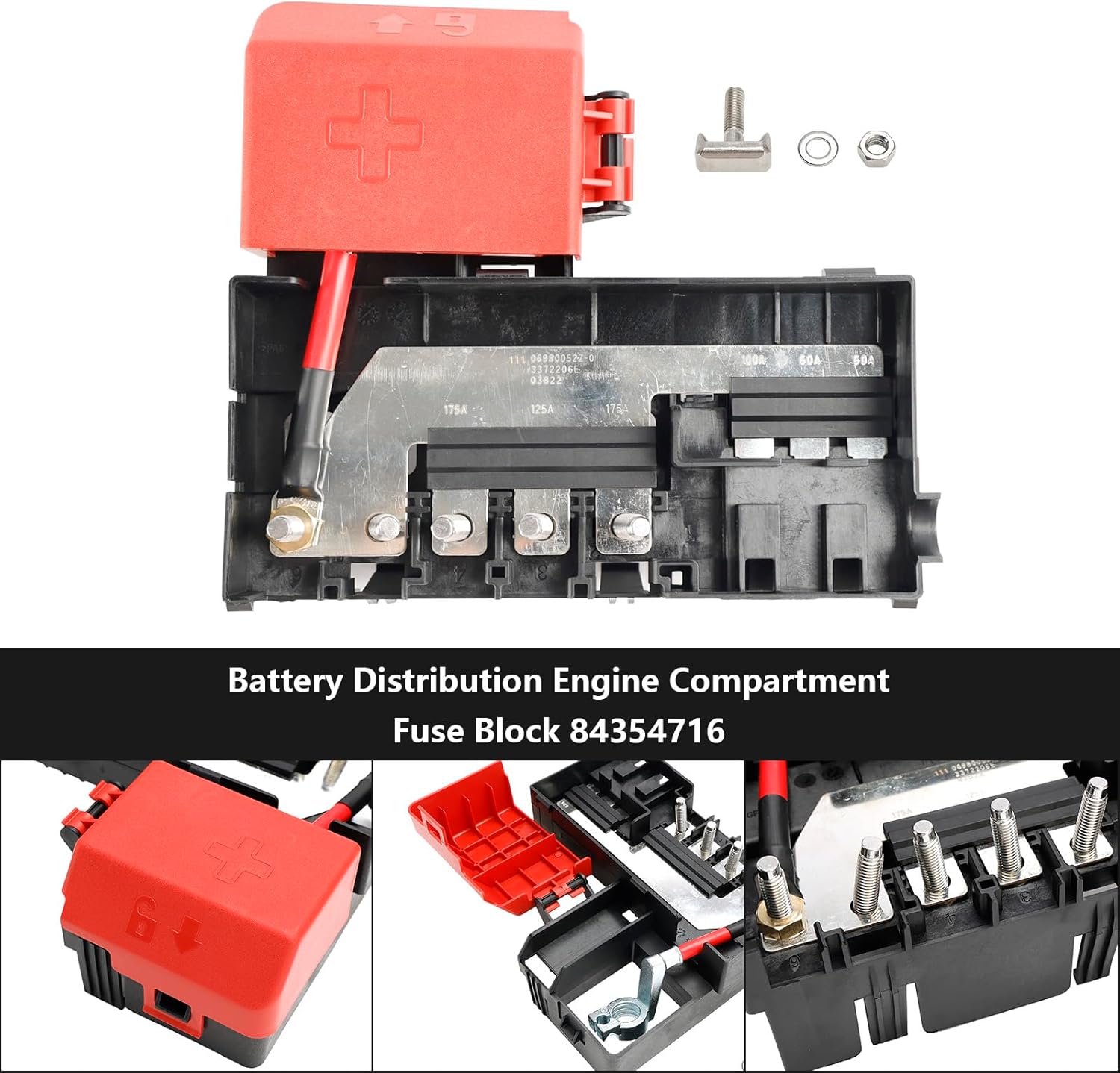 Artudatech Battery Distribution 84354716 Engine Compartment Fuse Block For Chevy Silverado 1500 2014-2016 For Cadillac Escalade ESV 2015-2020 For GMC Sierra 1500 2014-2016