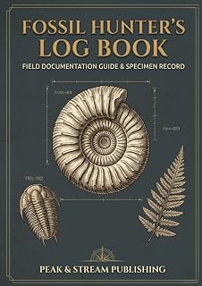 Fossil Hunter's Log Book: Field Documentation Guide & Specimen Record: 40 Specimen Entries with GPS, Geological Data, Preservation Notes & Excavation ... for Amateur Paleontologists | A4 Format