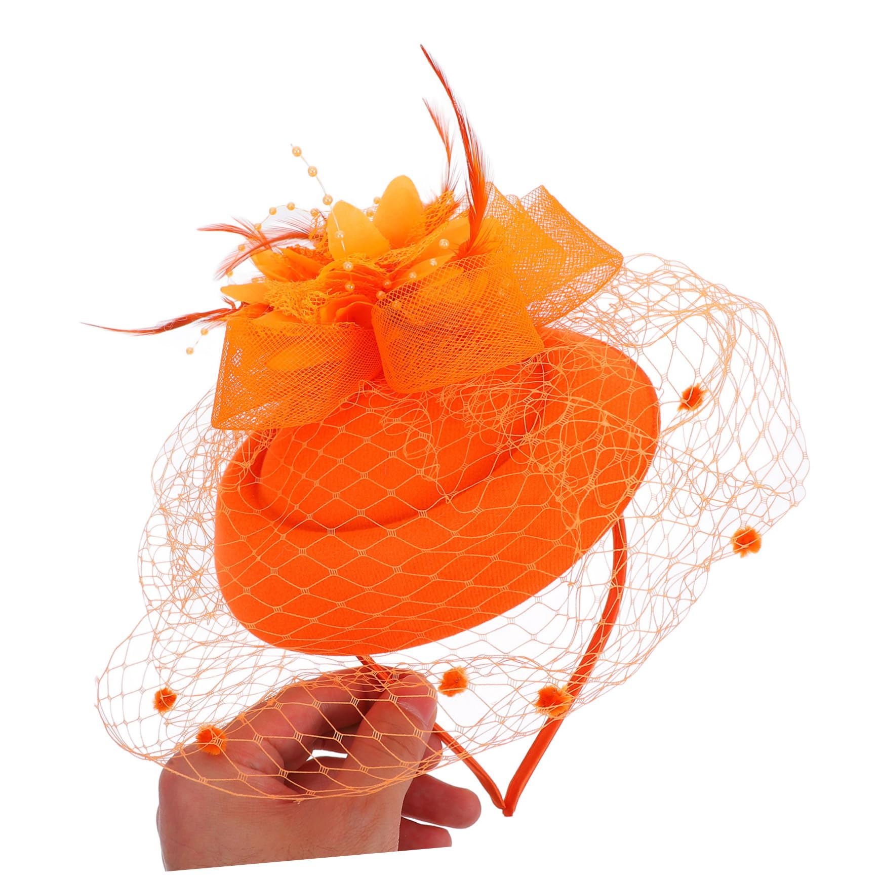 WOONEKY Tocado De Malla Con Pinza Para El Pelo Accesorio Para Bodas Banquetes Fiestas Fiestas De Té Estilo Vintage Para Novias