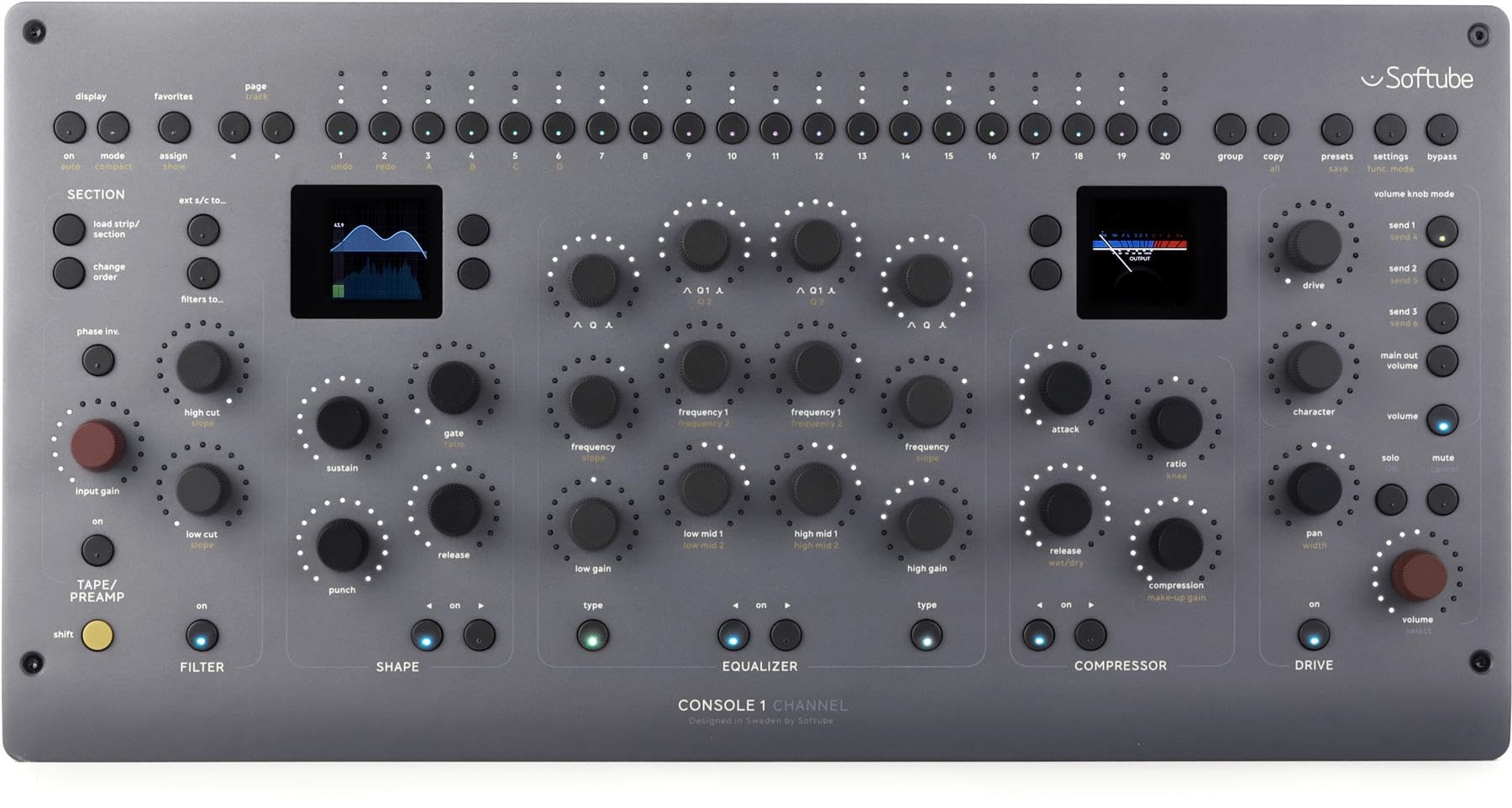 Amazon.com: Softube Console 1 Channel Mk III DAW Controller - DAW