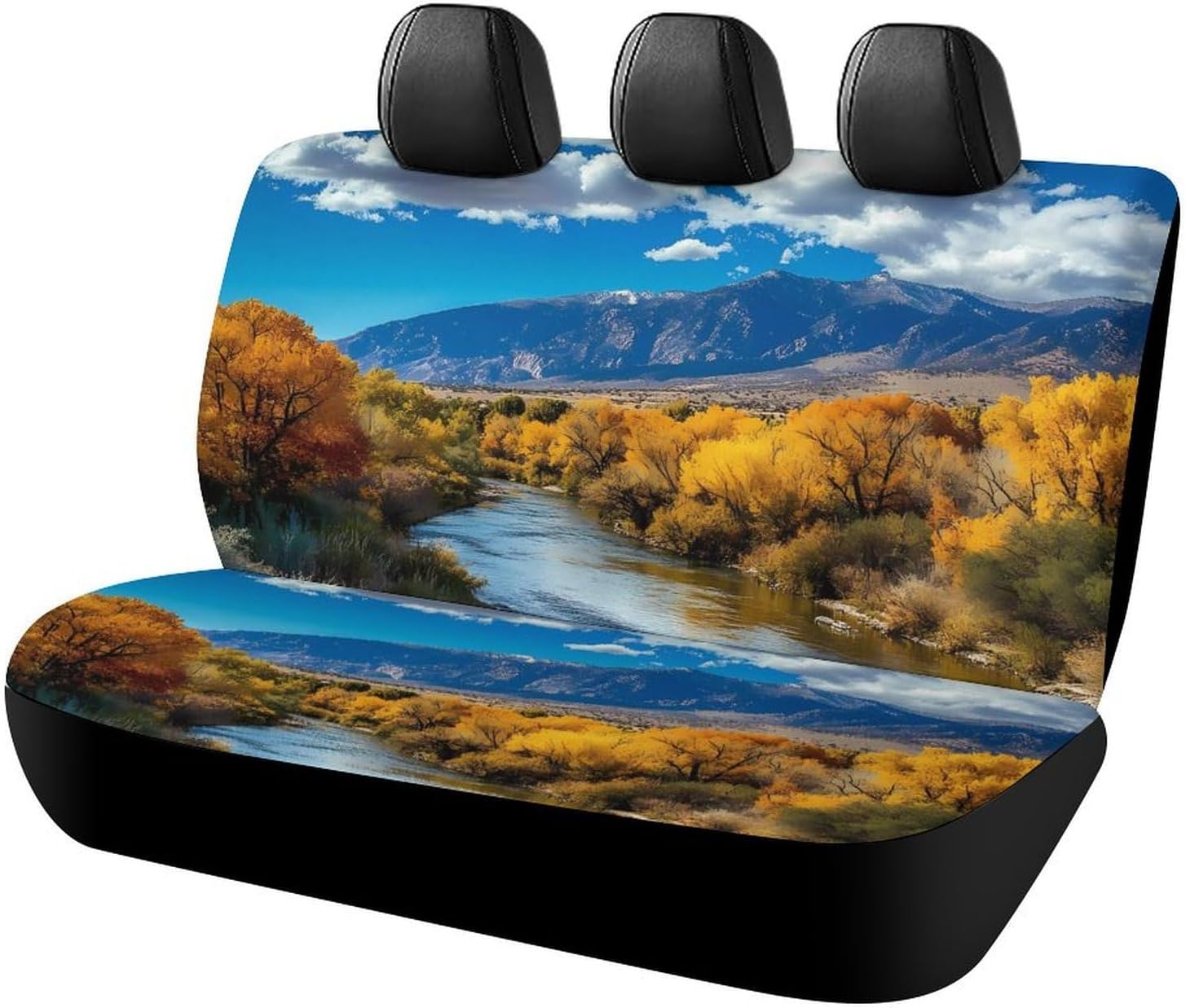 New Mexico Mountain Prints Car Seat Cover for Back Seat Universal Fit Car Seat Protector 120x59x76cm