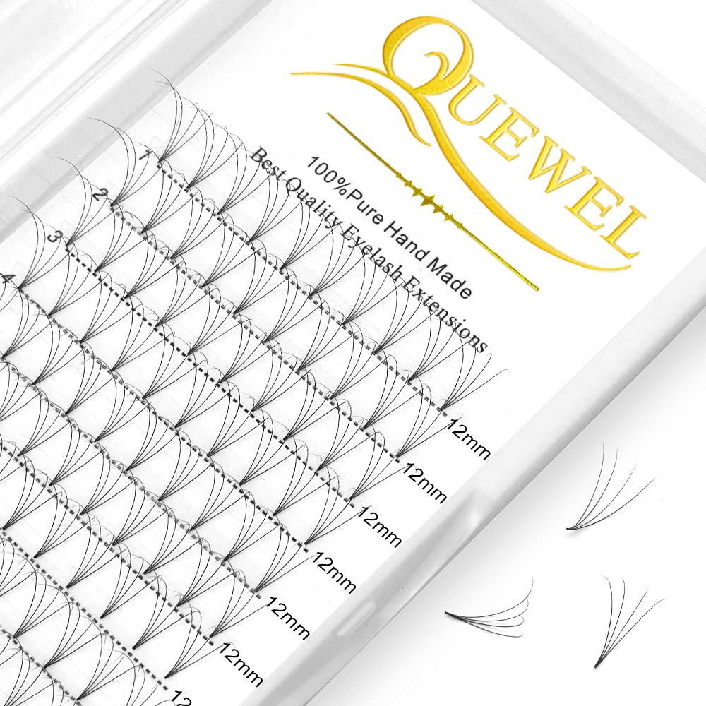 Premade Fan Volume Lash Extensions 6D 0.07D MIX8-15mm Russian Pre Made Fan Lashes | 3D 4D 5D 6D 0.07/0.10 C/D Curl 8-15mm | Long Lasting | Easy Application（6D 0.07D MIX8-15mm） — view 26