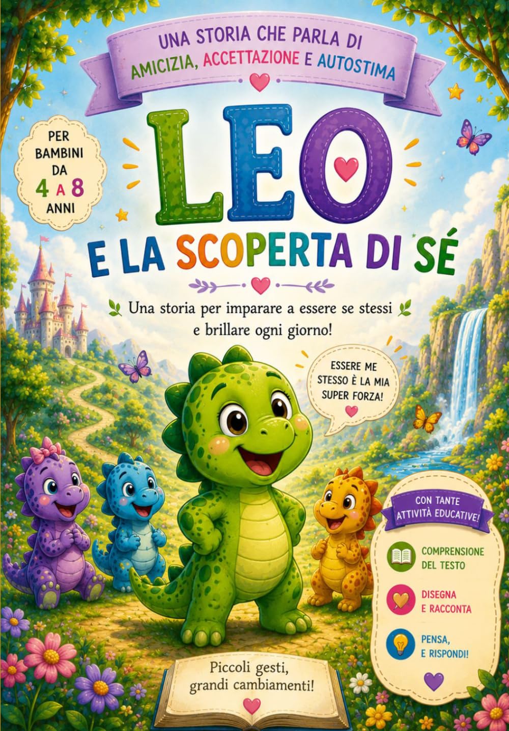 Leo e la scoperta di sé: favola per bambini -libro illustrato educativo per bambini da 4-8 anni (Le avventure di Leo)