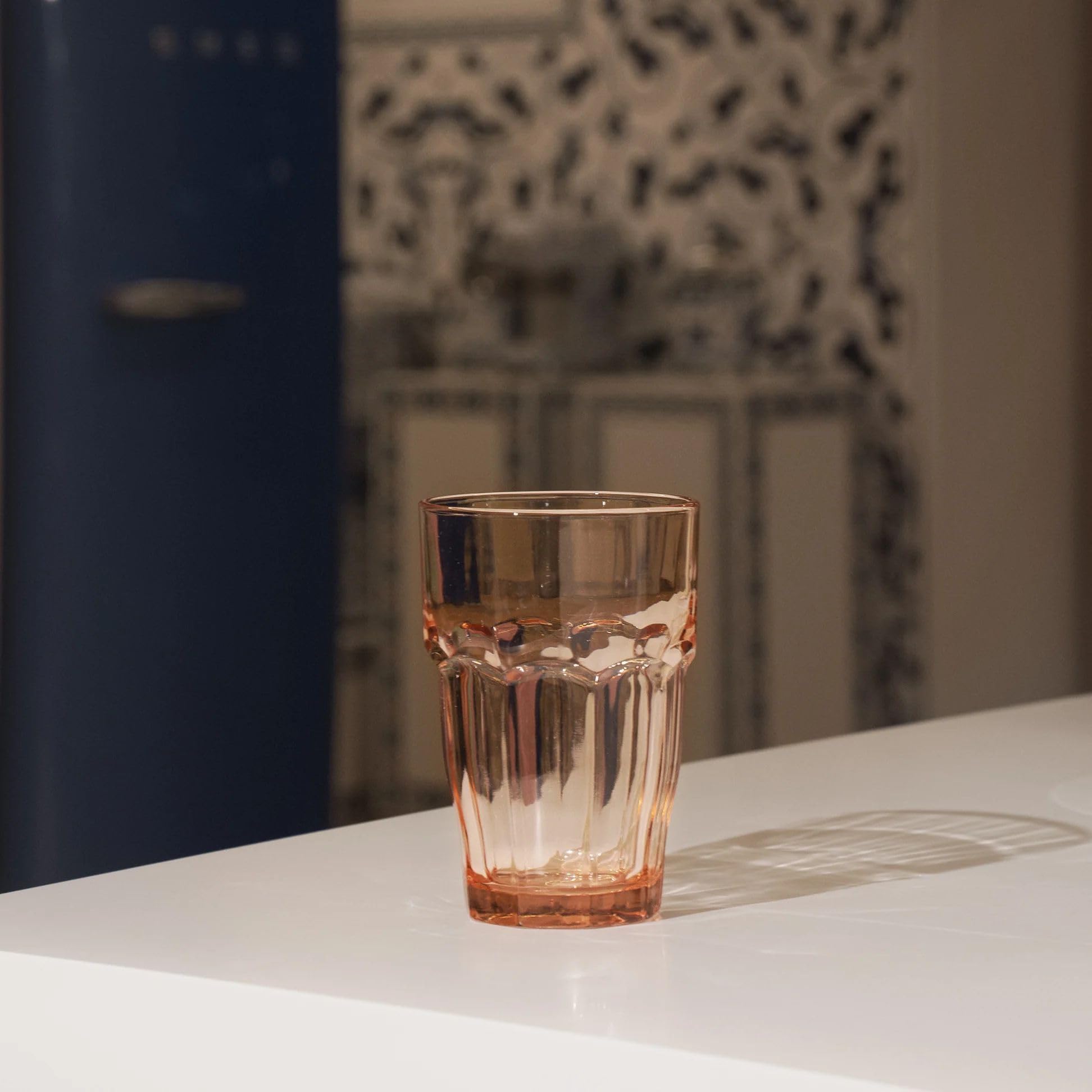 Bormioli Rocco Rock Bar Lounge - Set di 6 bicchieri da long drink, colore: pesca