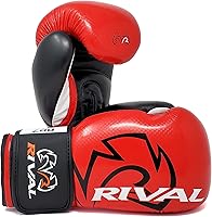 Vista 1 de Guantes de boxeo RIVAL Boxing RB7 Fitness Plus con sistema de correa ergonómica y acolchado de alta densidad en capas para trabajo con saco pesado