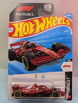 Hot Wheels Scuderia Ferrari HP [Red] Formula 1 3/5, 120/250-164 Scale Diecast Toy Vehicle