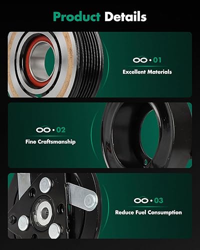 Miniatura 153 de SCITOO Compresor de CA para Acura TSX 2.4L 2004 2005 2006 2007 2008, CO 10849T Compresor de aire acondicionado con embrague 38810RBBA01 10360661