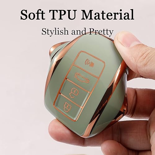 Miniatura 4 de RYE Funda para llavero de Lexus, funda de TPU suave para llavero de protección completa para Lexus RX es ES GS LS NX RS GX LX RC LC Smart Key -