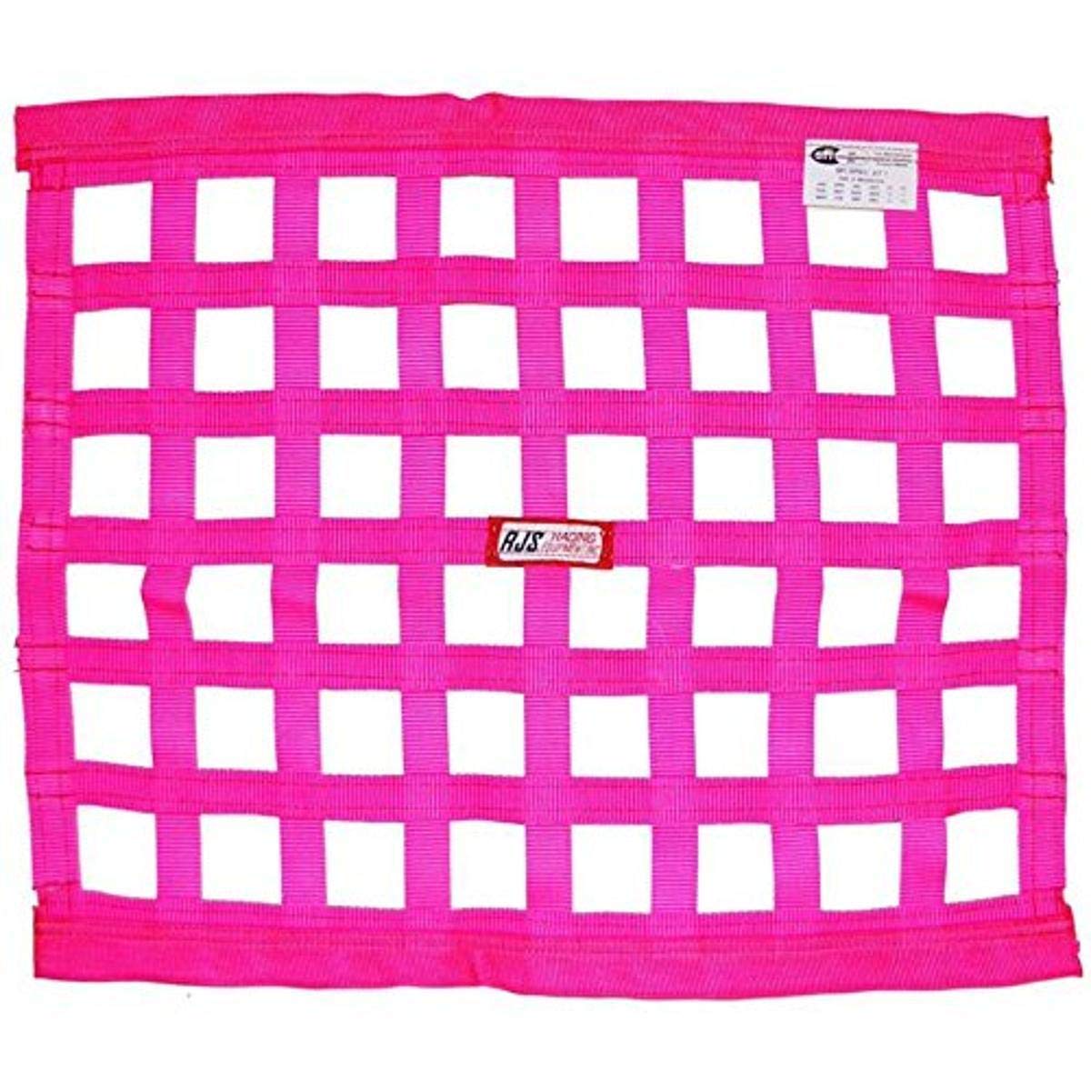 RJS Racing Equipment Window Net - SFI 27.1 Approved Safety Net For Race Cars (Hot Pink & Other Colors)