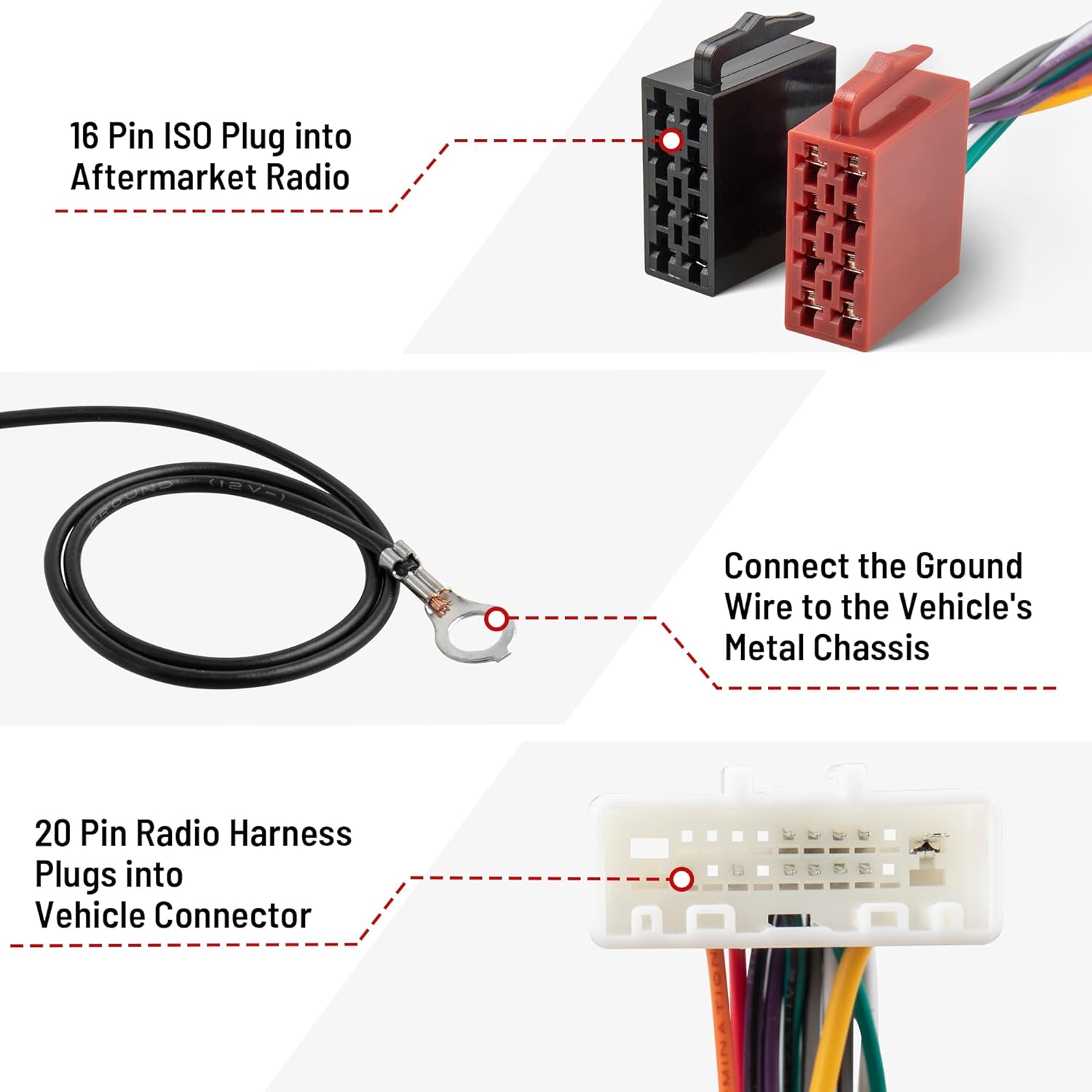 Installation diagram showing connections