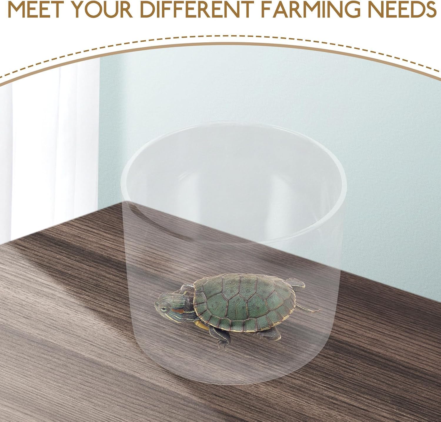 Glass Fish Bowl 1000ml Ornamental Fish Desktop Aquarium | Lightweight Workmanship, Bowl Shape, Office Display and Home Environment