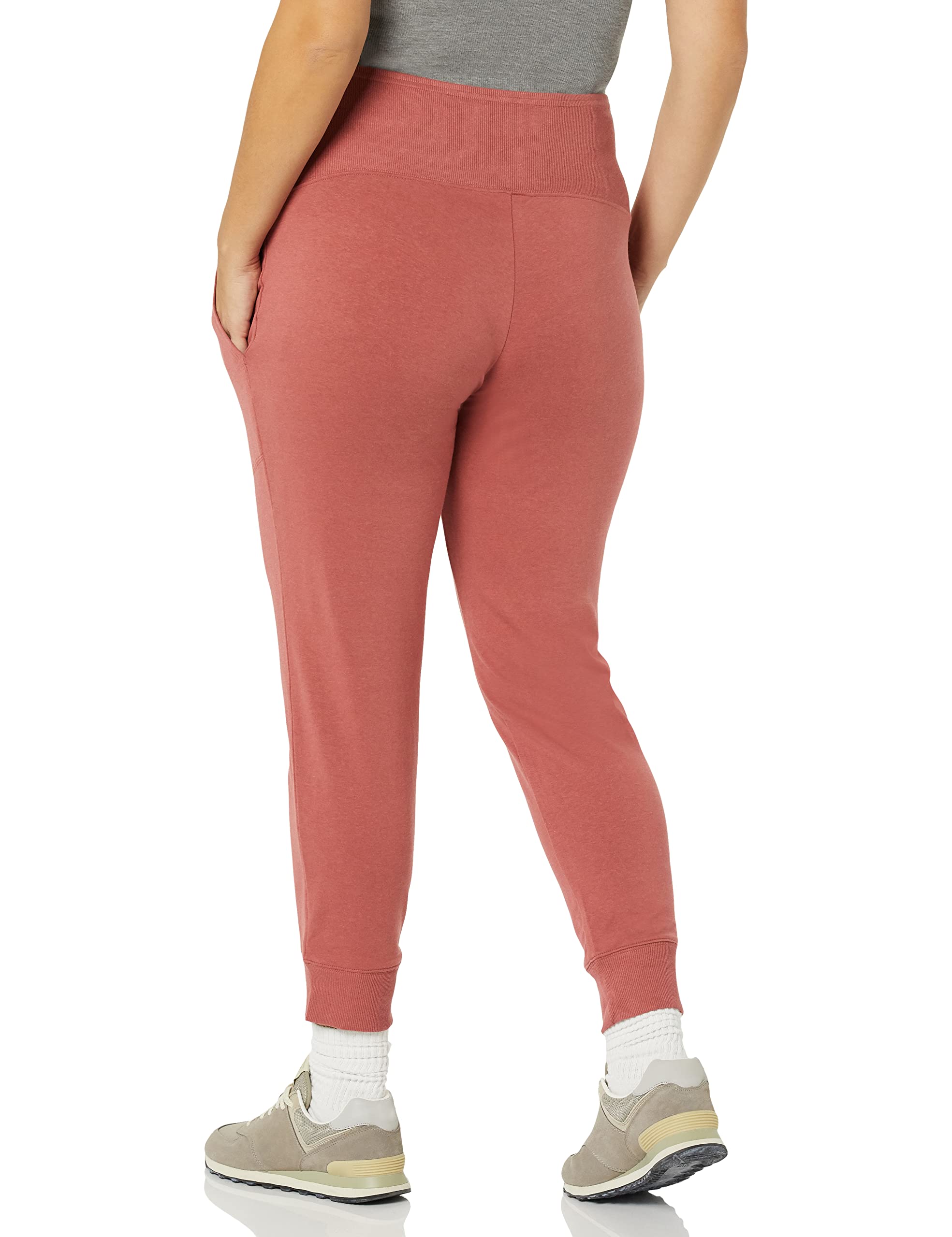 Amazon Essentials Pantaloni per Il Tempo Libero in Spugna Studio Donna