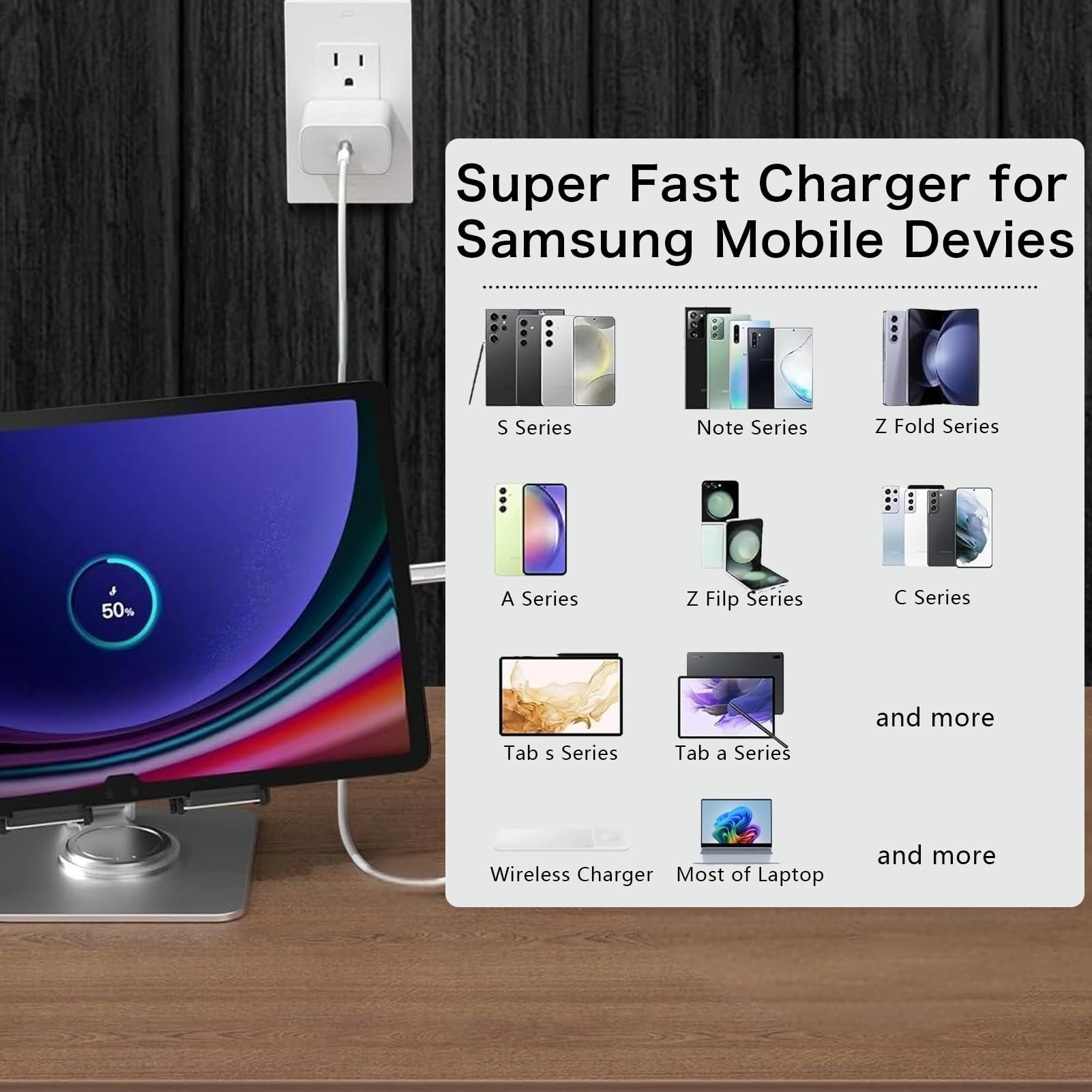 Szybka ładowarka Hypercharge 120W+kabel 1m do Xiaomi 15 Mix Flip Mi Turbo Adapter dla Redmi Note 14 13 Gniazdko ścienne do POCO USB C Tablet Laptop Telefon Ładowarka podróżna UE