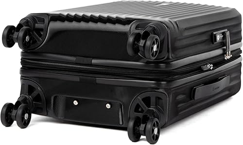 Vista 4 de Travelpro Maxlite Air Hardside Equipaje expandible, 8 ruedas giratorias, policarbonato duro ligero, Negro -, Maxlite Air Hardside Equipaje