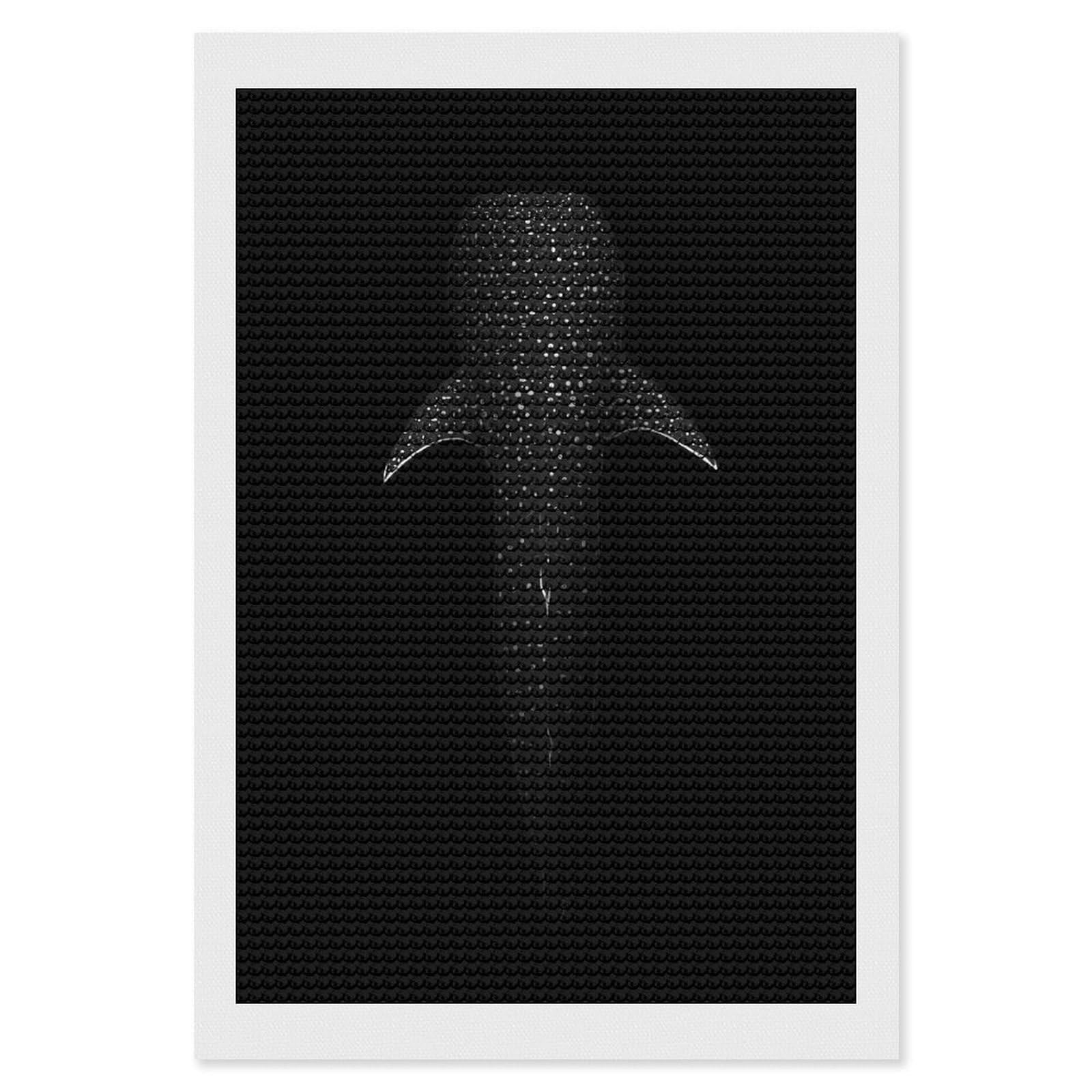 Junmoney Gentle Giant Whale Shark Diamond Art Kit 8"x12", Relaxing DIY Hobby, Satisfying Creative Project, Living Room Decor, for Women