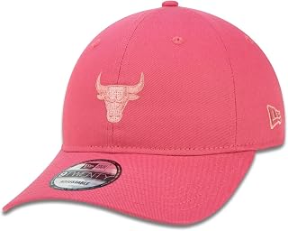 Bone New Era 9TWENTY Strapback NBA Chicago Bulls Classic Aba Curva Rosa Aba Curva Strapback Rosa