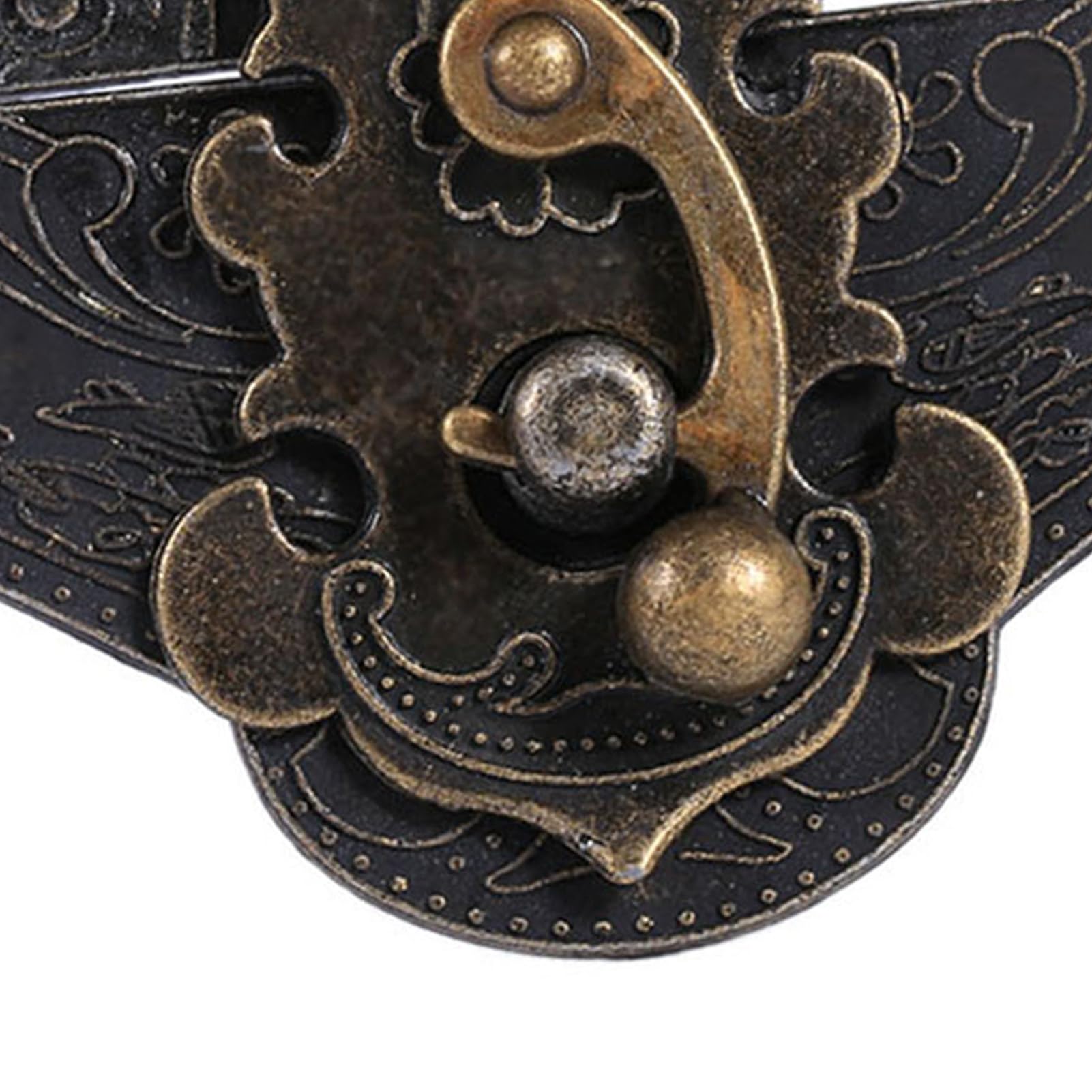 KooingTech Vintage Latch Hasp Clasp Lock, Antique Retro Vintage Decorative Latch - Image 4