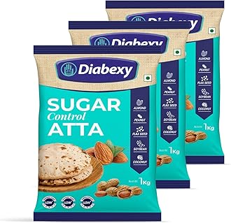 Diabexy Sugar Control Atta for Diabetics Pack of 3 (1 kg Each)