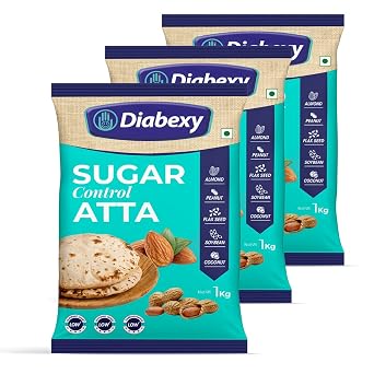 Diabexy Sugar Control Atta for Diabetics Pack of 3 1 kg Each