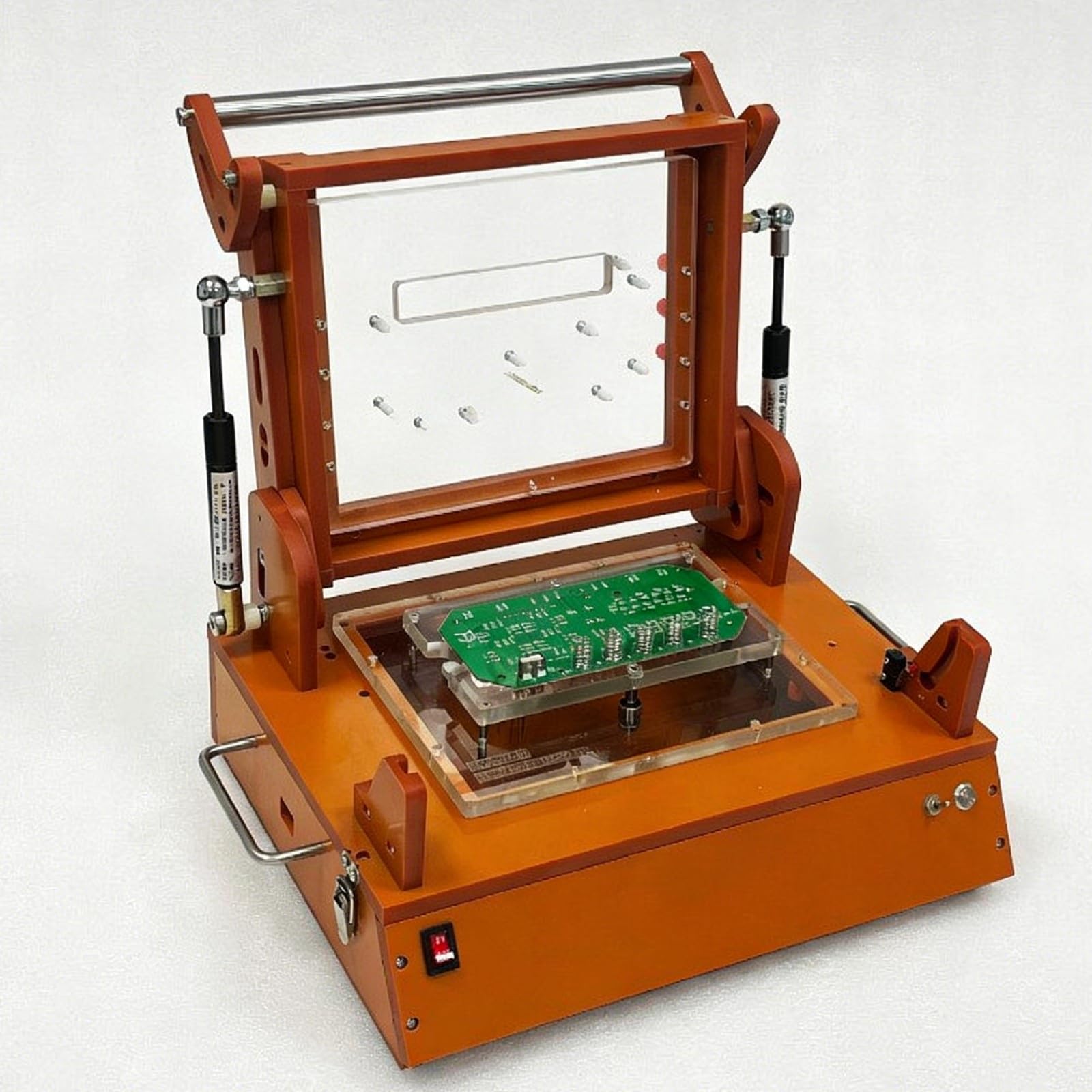 Soporte universal para pruebas de PCB, tablero acrílico con observación de 360° y fácil operación, plantilla de soldadura de placa de circuito impreso para máquina de soldadura automática