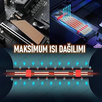 JEYI Co-Graphene Laptop Desktop M.2 NVMe M.2 SATA SSD Cooler Heatsink