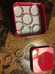 Amazon.com: Gmai Bohemian Vintage Women Crystal Joint Knuckle Nail Ring ...