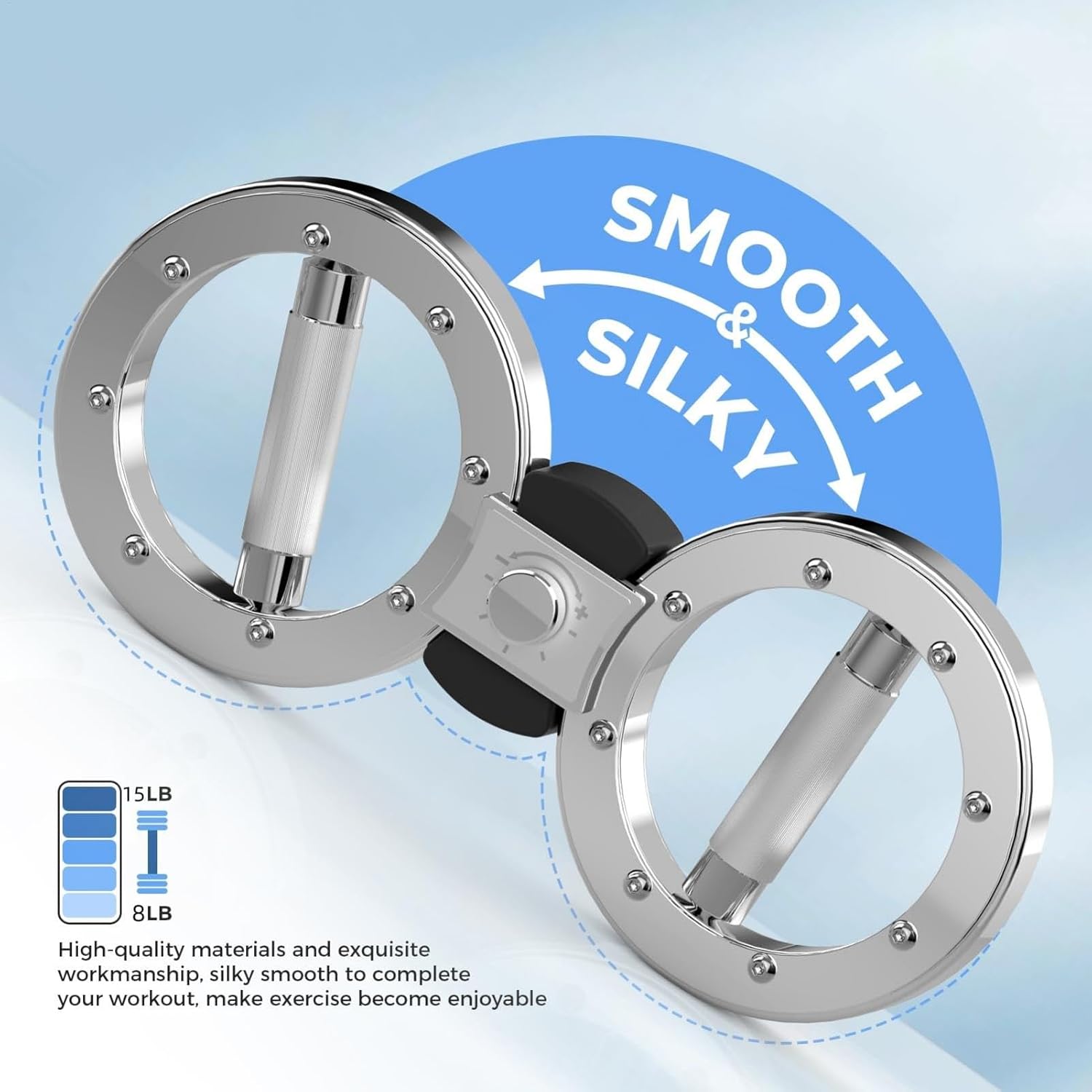 Burn Machine-Forearm Trainer Arm Exercise Equipment With 8 To 15LB Adjustable Resistances,Forearm Strength Trainer For Men&Women With 360 Degree Rotator For Wrist Forearm Upper Arm Shoulder Workouts