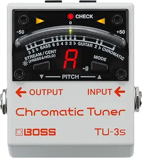 ボス BOSS コンパクトチューナー TU-3S 省スペース性 高輝度モード