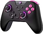 EasySMX X05 2.4g Wireless Gaming Controller for PC/Steam/iPhone/Android/Switch - Bluetooth Controller Gamepad with Hall Effect, RGB Lights and Turbo, Anti-Drift Controller