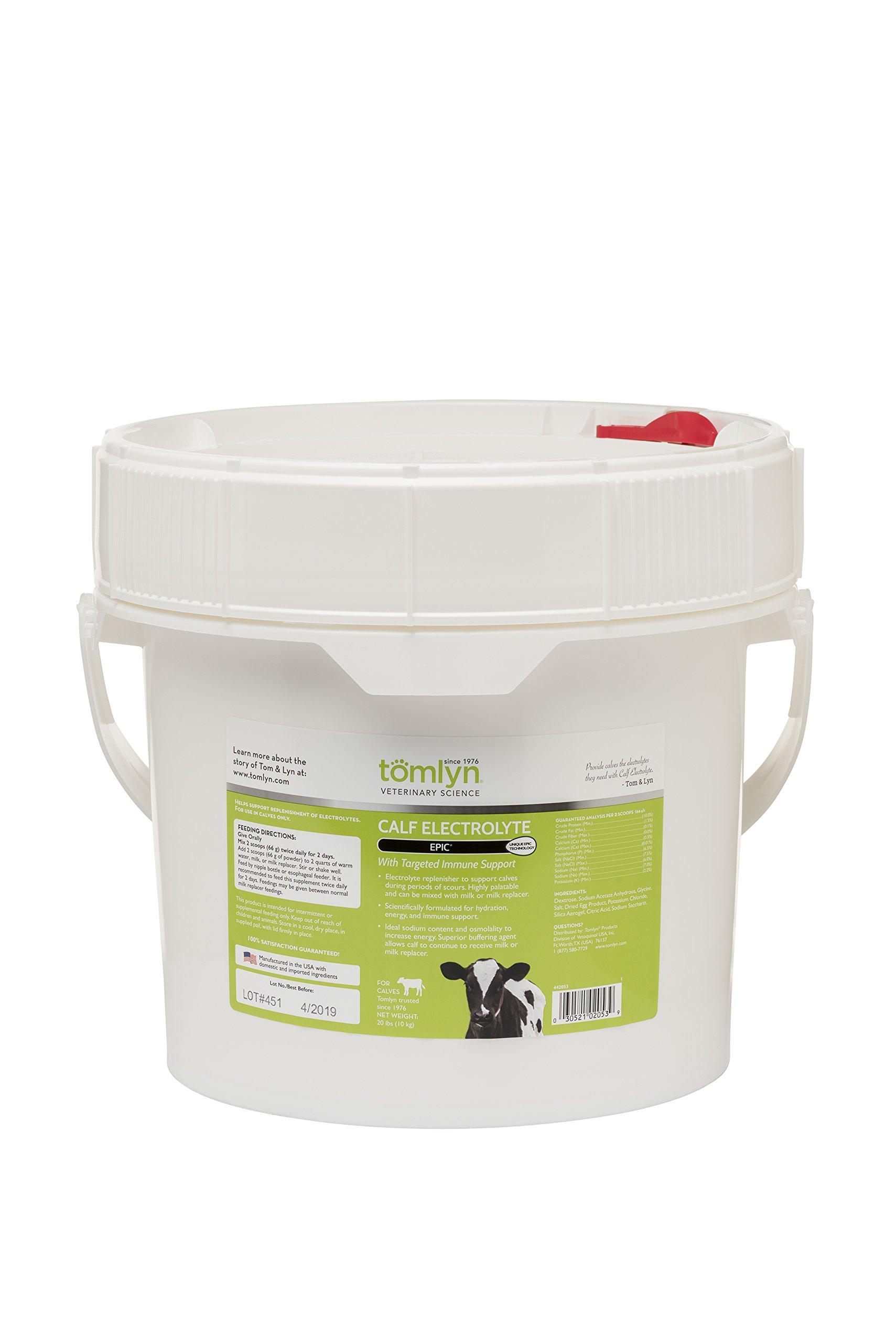 Tomlyn Epic Calf 442053 Electrolyte Supplement, 20 Lb.