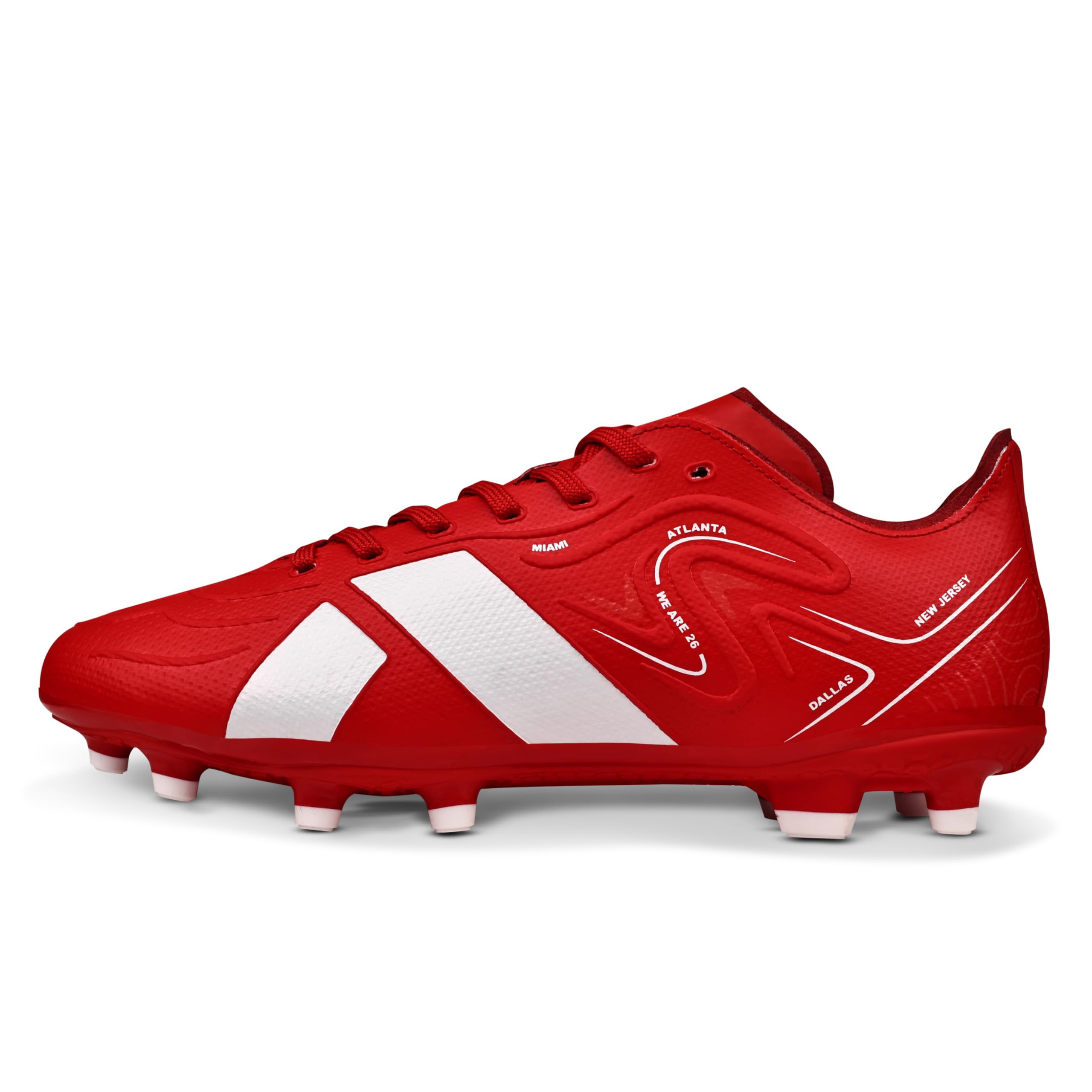 Nivia Ashtang 3.0 Football Studs for Men, TPU Fusion Upper, 3D Emboss Control Texture, Knitted Collar, TPU Multi-Round Stud Outsole, Firm Ground Football Shoes-picture-30