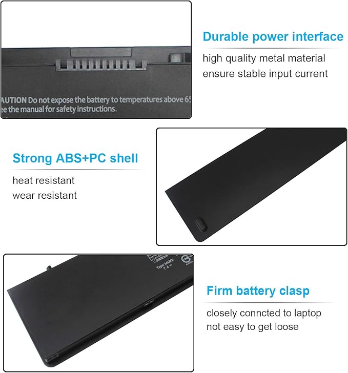 Batería Emanjor 34GKR Li-ion 7.4V 47Wh para Dell Latitude E7440 miniatura 4