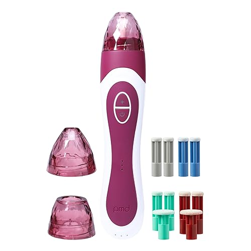 PMD Personal Microderm Elite Pro - At-Home Microdermabrasion Machine with Kit for Face and Body - Exfoliating Crystals and Vacuum Suction for Fresh PMD Personal Microderm Elite Pro - At-Home Microdermabrasion Machine with Kit for Face and Body - Exfoliating Crystals and Vacuum Suction for Fresh