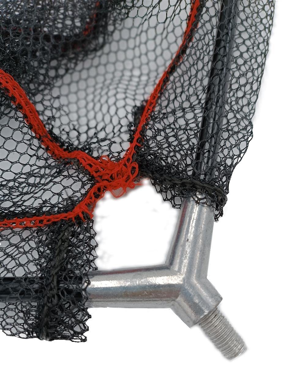 Épuisette télescopique universelle en fibre de verre - Tête d'épuisette en métal