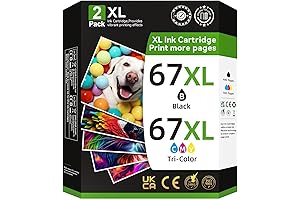 67XL Ink Cartridges for HP Printer